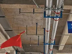 泸水管廊支架的安装方法