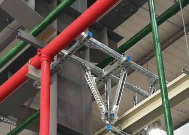 泸水该抗震支架的整体式支吊架结构协调性好